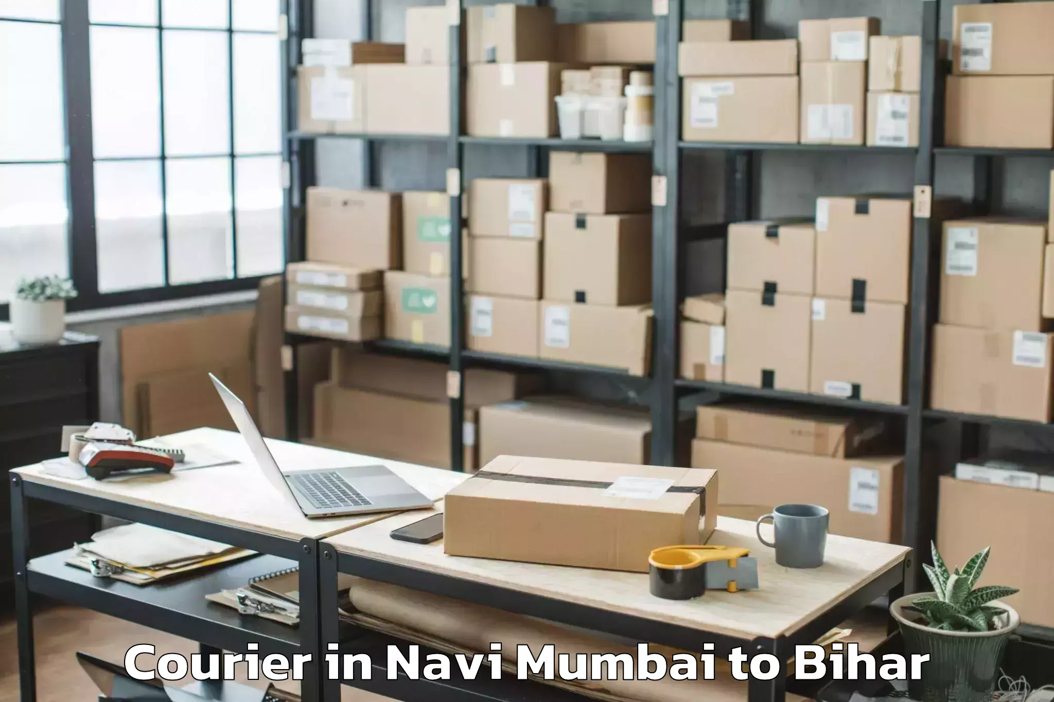 Professional Navi Mumbai to Jandaha Courier